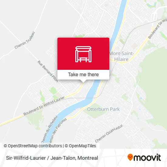 Sir-Wilfrid-Laurier / Jean-Talon map
