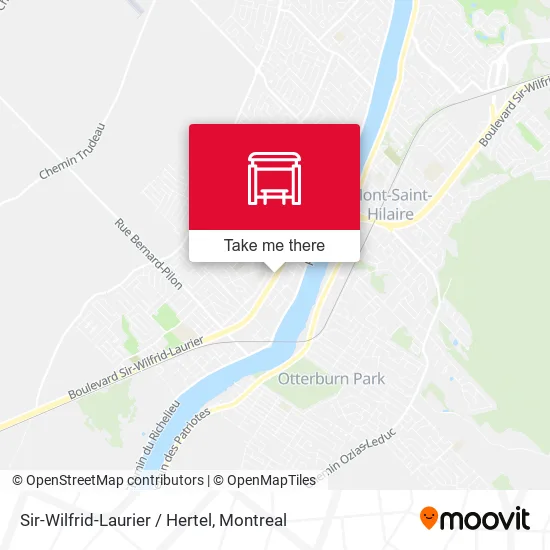 Sir-Wilfrid-Laurier / Hertel map