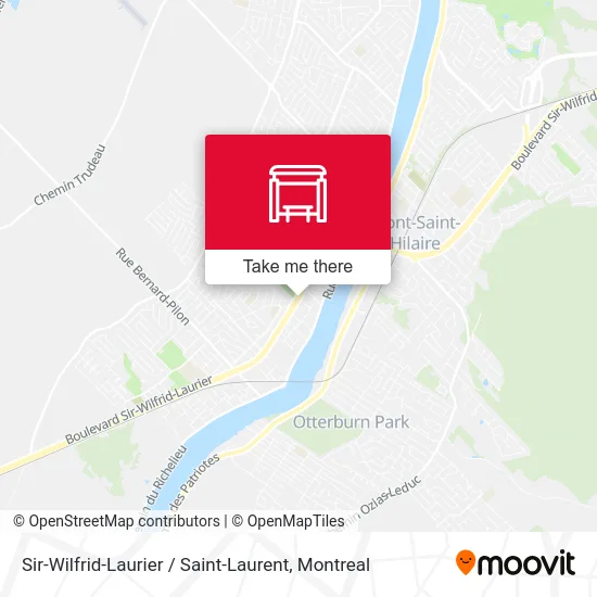 Sir-Wilfrid-Laurier / Saint-Laurent map