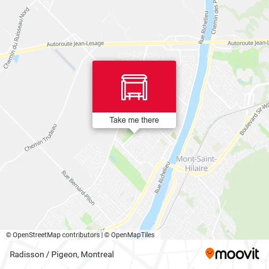 Radisson / Pigeon map