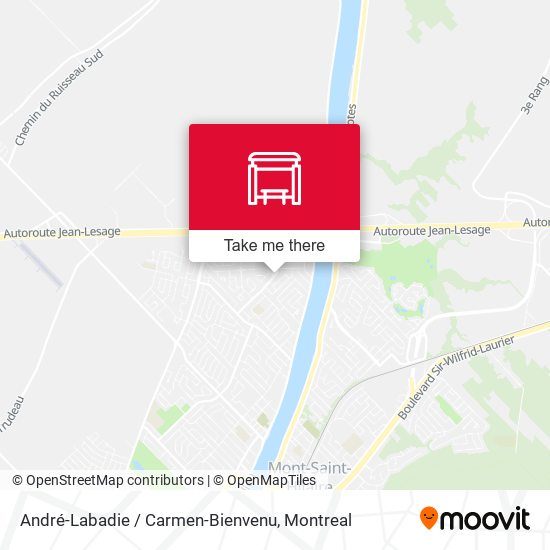 André-Labadie / Carmen-Bienvenu map