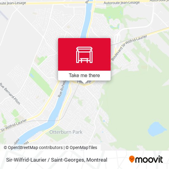 Sir-Wilfrid-Laurier / Saint-Georges map
