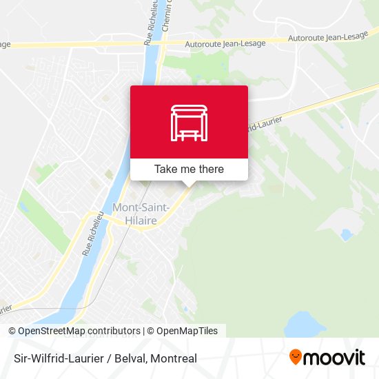 Sir-Wilfrid-Laurier / Belval map
