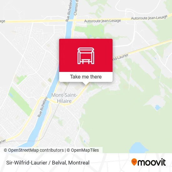 Sir-Wilfrid-Laurier / Belval map
