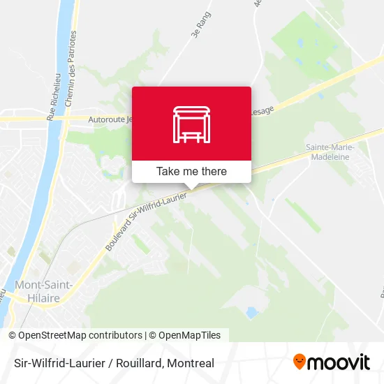 Sir-Wilfrid-Laurier / Rouillard map