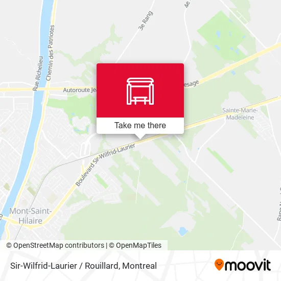 Sir-Wilfrid-Laurier / Rouillard map