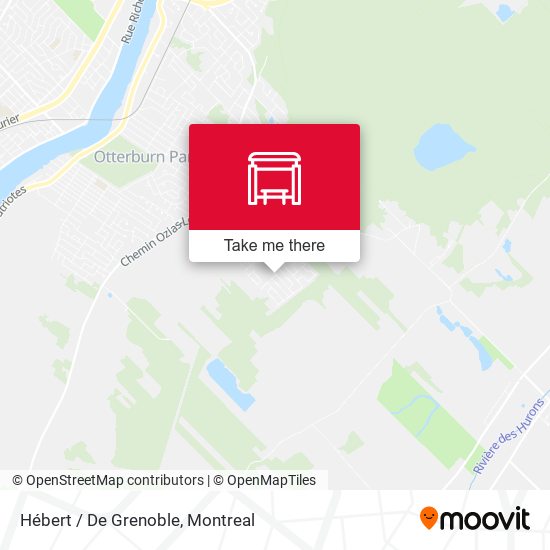Hébert / De Grenoble map