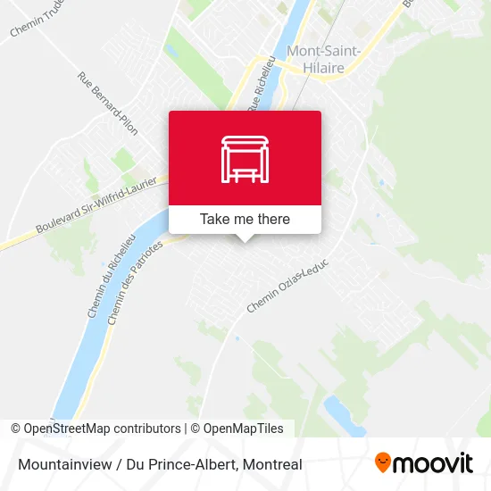 Mountainview / Du Prince-Albert map