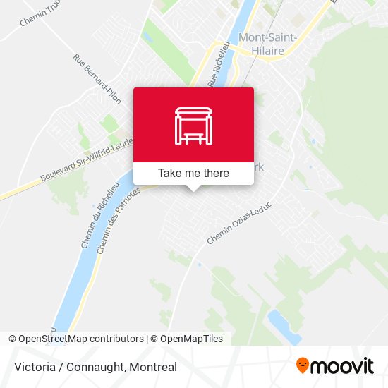 Victoria / Connaught map