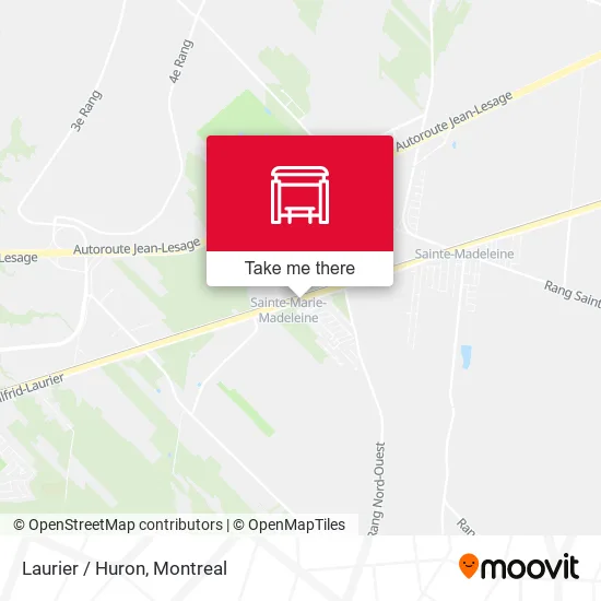 Laurier / Huron map