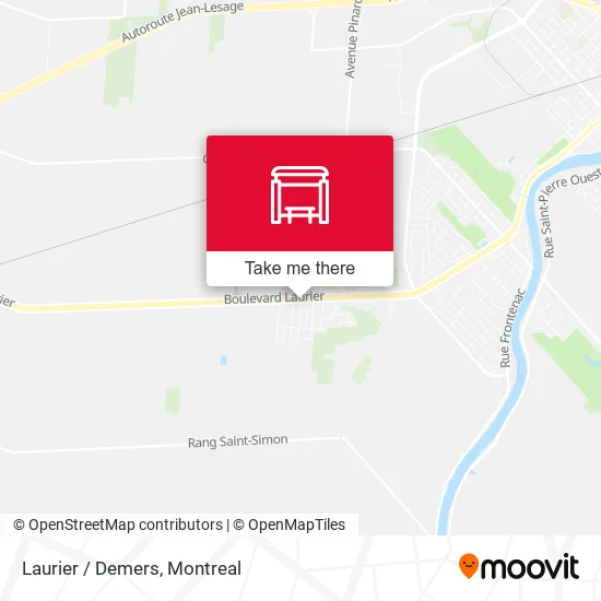 Laurier / Demers map