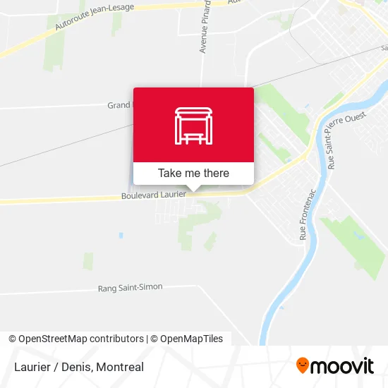 Laurier / Denis map
