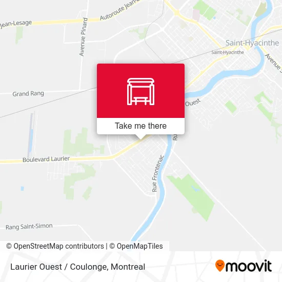 Laurier Ouest / Coulonge map