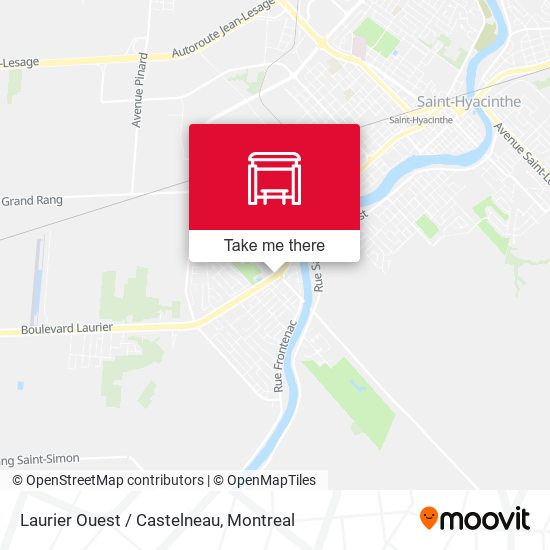 Laurier Ouest / Castelneau map