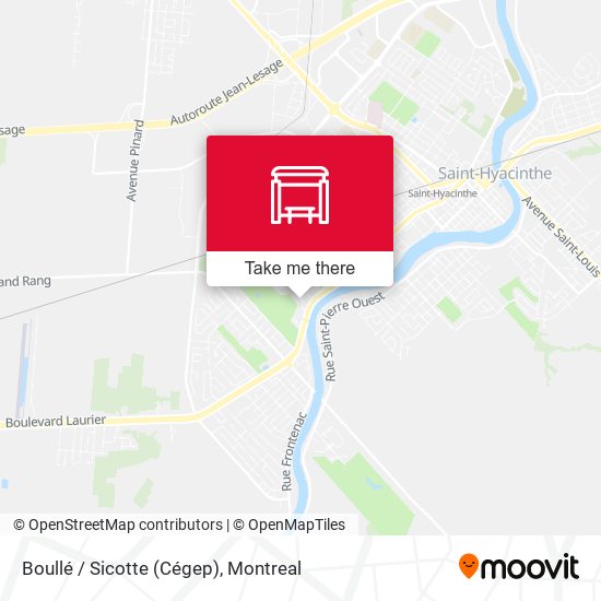 Boullé / Sicotte (Cégep) map