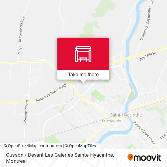 Cusson / Devant Les Galeries Sainte-Hyacinthe map