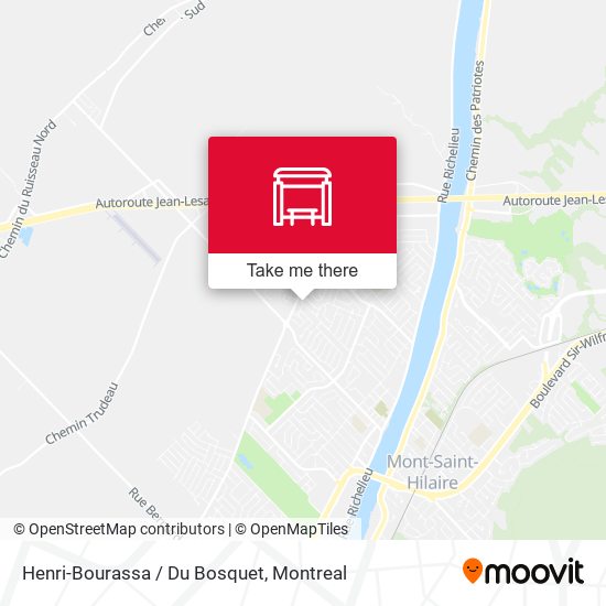 Henri-Bourassa / Du Bosquet map