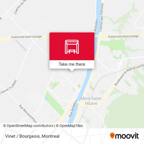 Vinet / Bourgeois map