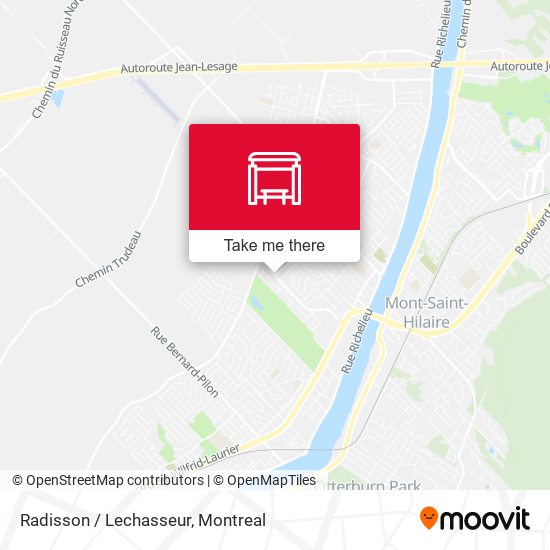 Radisson / Lechasseur map