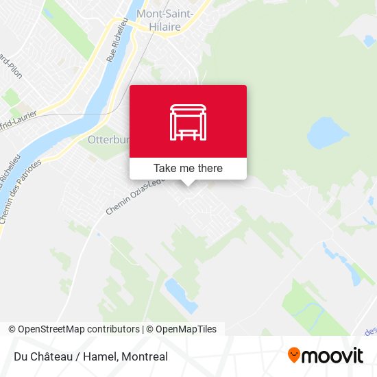 Du Château / Hamel map