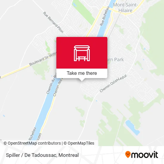 Spiller / De Tadoussac map