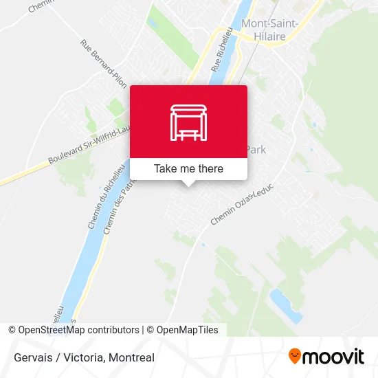 Gervais / Victoria map