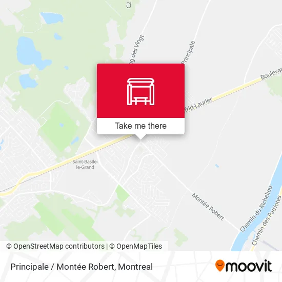 Principale / Montée Robert map