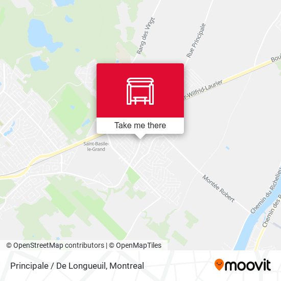 Principale / De Longueuil map