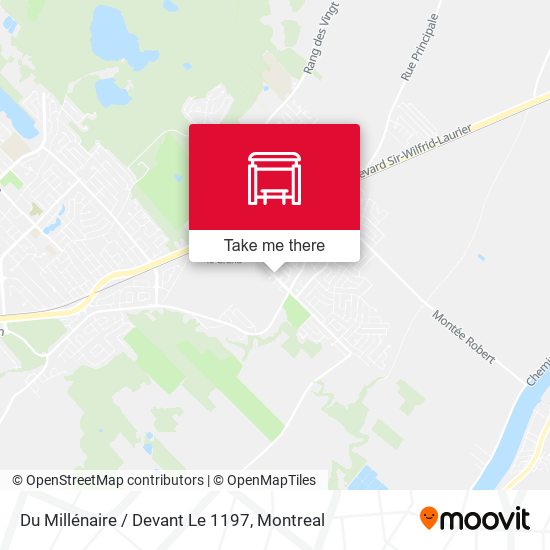 Du Millénaire / Devant Le 1197 map