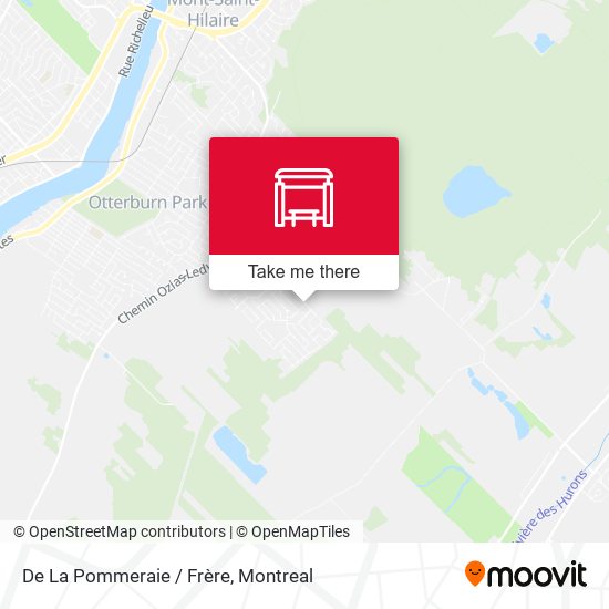 De La Pommeraie / Frère map