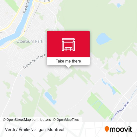 Verdi / Émile-Nelligan map