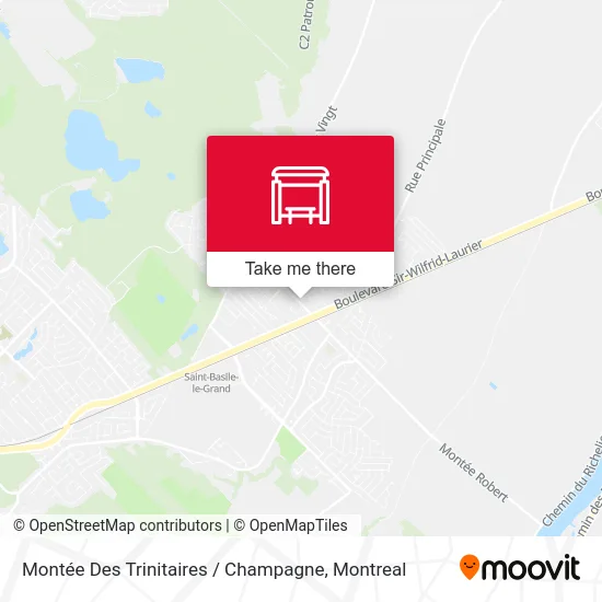 Montée Des Trinitaires / Champagne map