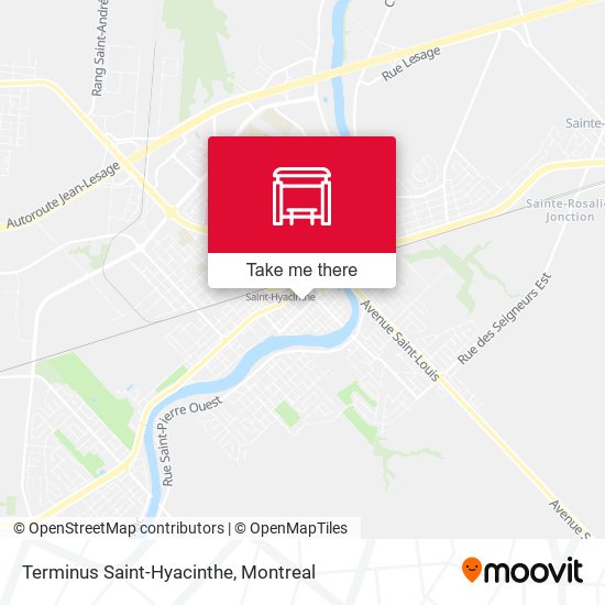 Terminus Saint-Hyacinthe map