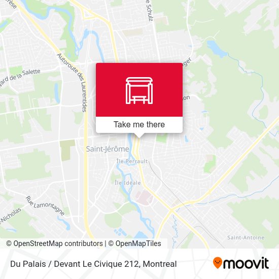 Du Palais / Devant Le Civique 212 map