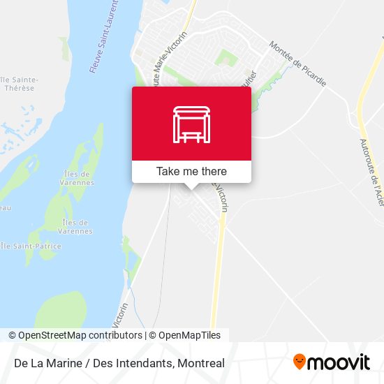 De La Marine / Des Intendants map