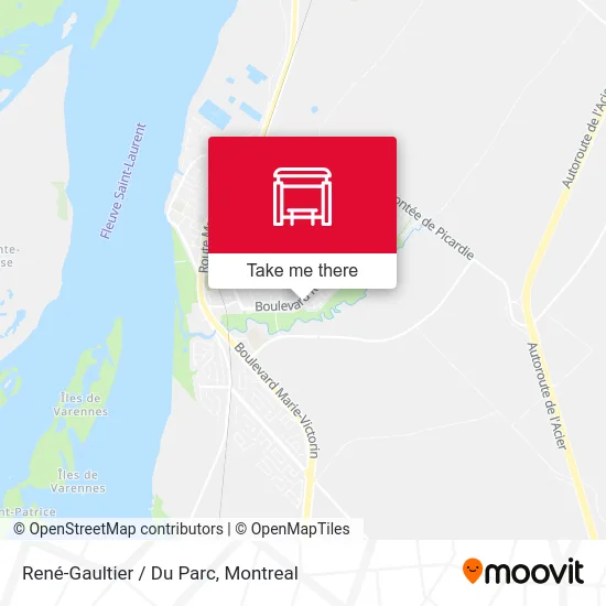 René-Gaultier / Du Parc map