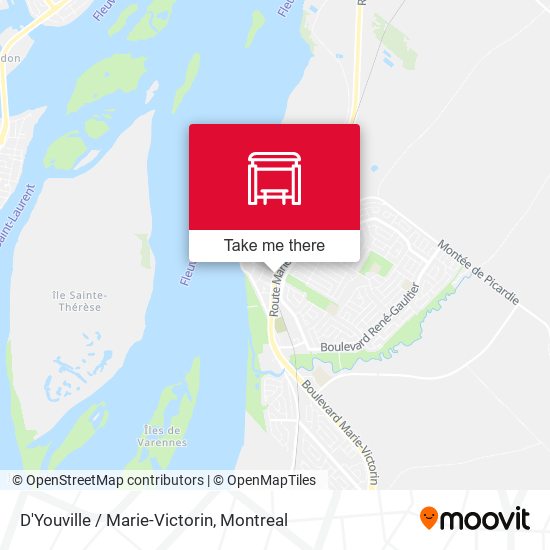 D'Youville / Marie-Victorin map