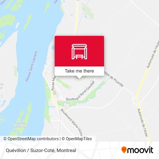 Quévillon / Suzor-Coté map