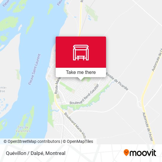 Quévillon / Dalpé map