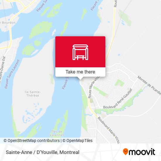 Sainte-Anne / D'Youville map