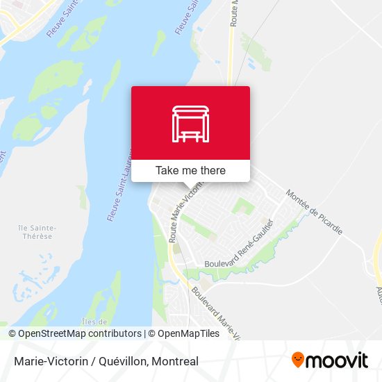 Marie-Victorin / Quévillon map
