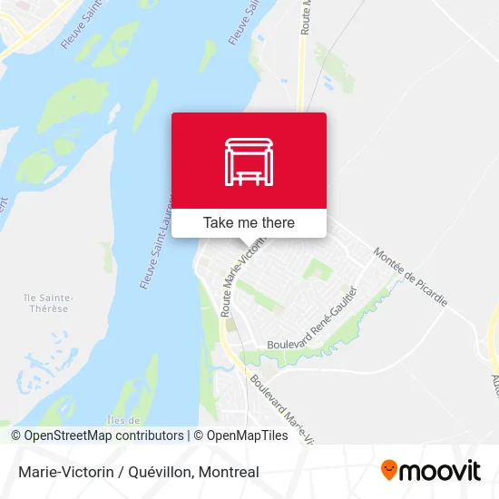 Marie-Victorin / Quévillon map