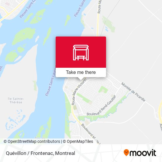 Quévillon / Frontenac map