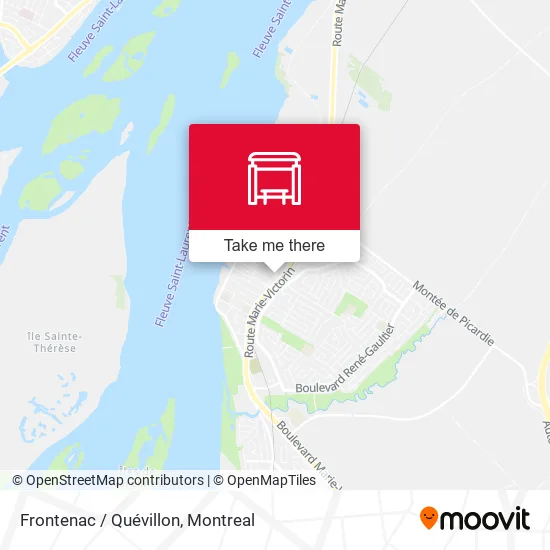 Frontenac / Quévillon map