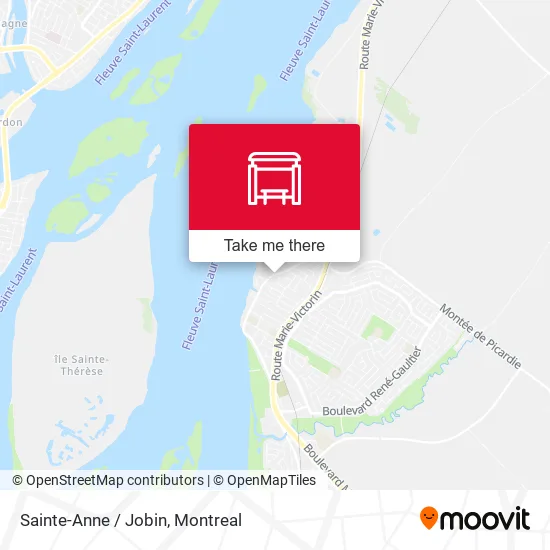 Sainte-Anne / Jobin map