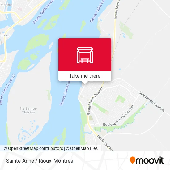 Sainte-Anne / Rioux map