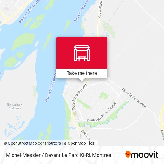 Michel-Messier / Devant Le Parc Ki-Ri map