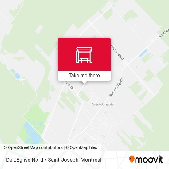 De L'Église Nord / Saint-Joseph map