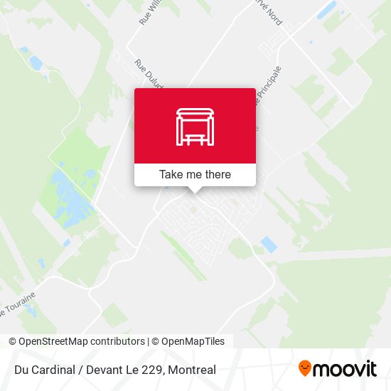 Du Cardinal / Devant Le 229 map