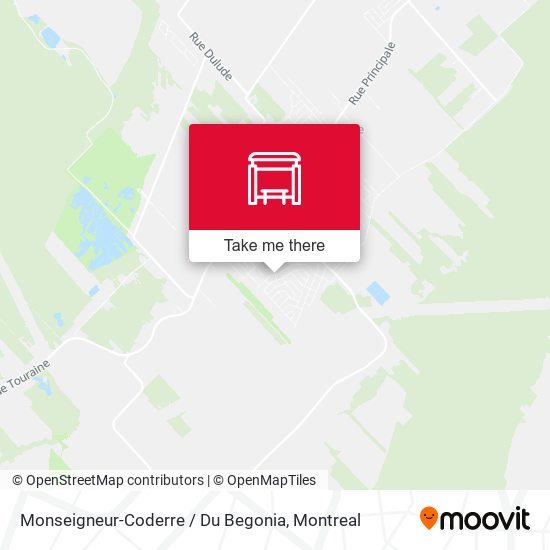Monseigneur-Coderre / Du Begonia map